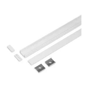Aluminiumsprofil - Model S til Philips Hue og WiZ - Hvid - Udsalg