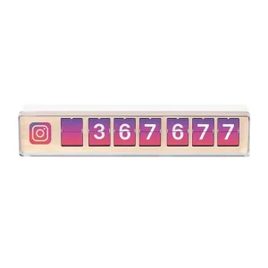 Smiirl Real-Time Instagram Follower Counter - 7 cifre | Direkte fra fabrikken