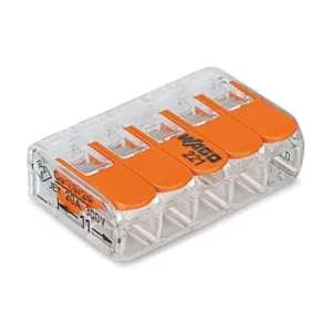 Tilbuddet slutter snart - Wago 221 Samlemuffe 5x4 mm²
