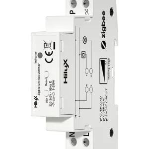 HiluX Zigbee DIN skinne lysdæmper - 250w - Kun i begrænset tid