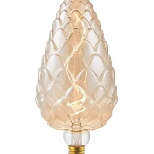 E27 - SPL Big FleX Pine-Cone - Amber - Ø 120mm - 2000K - CRI 93 - Dæmpbar - Spar nu