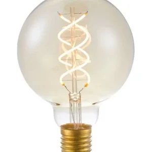 E27 - SPL FleX Double Helix - Amber - Ø 95mm - 2000K - CRI 80 - Dæmpbar - Ekstra rabat