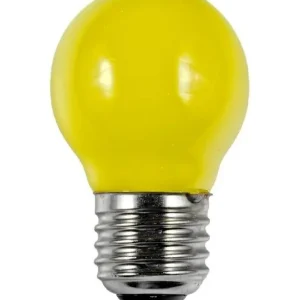 Godt tilbud | E27 - SPL Party Color Filament Krone - Gul - 60lm