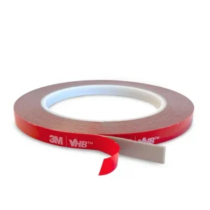 Lav pris - 3M VHB Dobbeltklæbende tape - 8mm bred - 5m rulle
