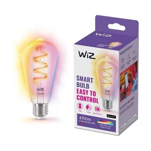 Ekstra rabat | WiZ E27 - Color & Tunable White Filament Pære - Edison - WiFi