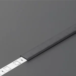 Cover til LED Profil - C2 - Click - 2m - Sort - Tilbud