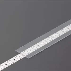 Cover til LED Profil - E - Slide - 1m - Transparent - Nyt produkt