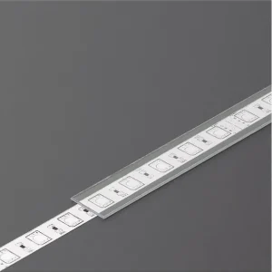 Cover til LED Profil - J - Slide - 2m - Transparent - Meget populær