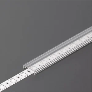 Cover til LED Profil - C - Click - 4.1m - Transparent | Kampagnetilbud