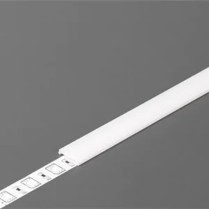 Cover til LED Profil - C2 - Click - 4.1m - Opal - Hurtig forsendelse
