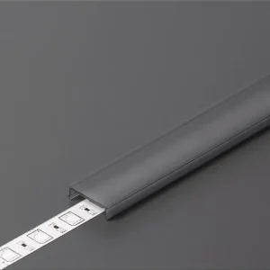 Cover til LED Profil - C3 - Click - 2m - Sort | Dagens tilbud