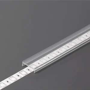Cover til LED Profil - C3 - Click - 3m - Transparent - Premium kvalitet