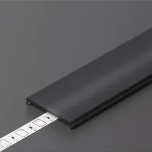 Cover til LED Profil - C9 - Click - 3m - Sort | Begrænset lager