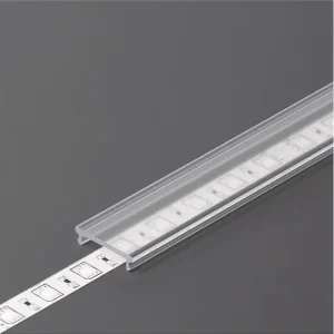 Cover til LED Profil - F - Click - 4.1m - Transparent - Kundernes valg