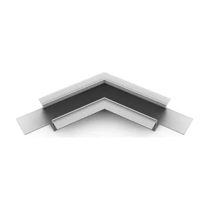 Vinkel til LED Profil VARIO30-05 - 120° - Anodiseret - Bedste pris