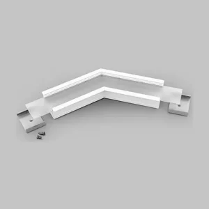 Vinkel til LED Profil VARIO30-07 - 135° - Hvid - Hurtig levering