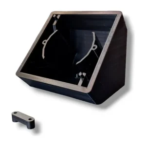 Topprodukt | Shelly - Wall Display bordstander - 45 grader - Sort