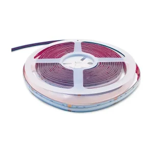 HiluX RGBW COB LED Strips - 24V - 16W/m - 620lm/m - RGB+2700K - CRI90+ - 5m - IP20 - Køb i dag