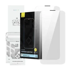 Nytilføjet | SOMMER OUTLET - Baseus - Tempered Glass Corning for iPhone 14 Pro Max with built in dust filter