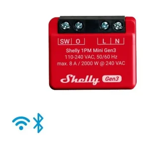 Shelly - Plus 1PM Mini (Gen3) - Favorit blandt kunder