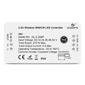 Bestil nu - LEDlife - Gledopto Zigbee controller - Philips Hue - Zigbee 3.0 - 12-24V