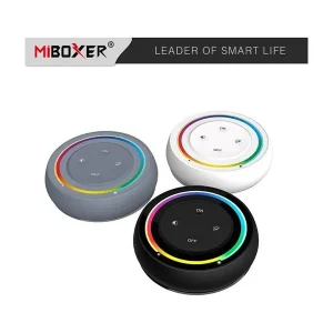 Bestil nemt | Miboxer - Fjernbetjening Rainbow - Sort - RGB-CCT - 2.4GHz RF