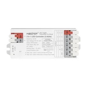 Netop tilføjet | Miboxer - LED Controller - 3-in-1 - RGB-CCT - DC12/24V - 2.4GHz RF - 12A