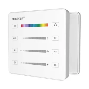 Høj kvalitet | Miboxer - Fjernbetjening - RGB-W - 3V - 4 Zoner