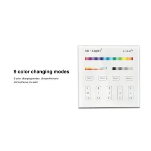 Miboxer - Fjernbetjening - RGB-CCT - 4 Zoner | Toppris