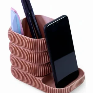 Simiu - LAMEL - Mobil og Blyant Holder - Beige - 10cm høj | Kundernes favoritter