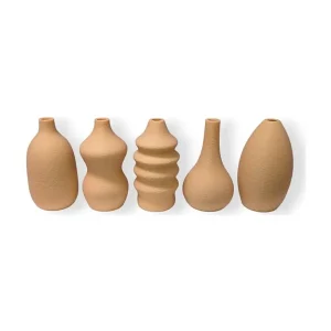 Helt ny | Simiu - MINI VASES - Magnetisk - 6 cm - 5 stk - Lys Fersken
