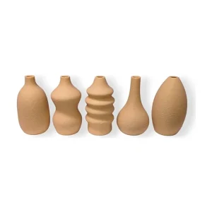 Simiu - MINI VASES - 8 cm - 5 stk - Lys Fersken - Topprodukt