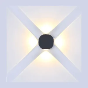 V-Tac 4W LED udendørs væglampe - Rund, IP65, inkl. lyskilde | Anbefalet valg