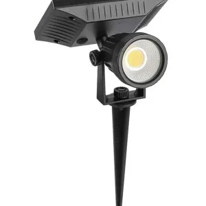 V-Tac - Solcelle havelampe - Sort - Med spyd - COB - 40lm - RA80 - IP65 - 4000K - Køb nu