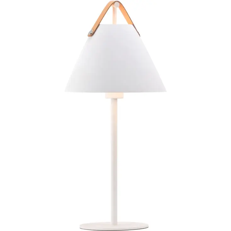 Dftp Strap bordlampe, hvid | Toppris