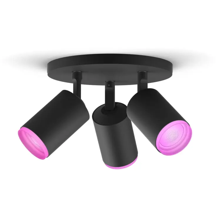 Begrænset lager - Philips Hue Fugato spotlampe, sort
