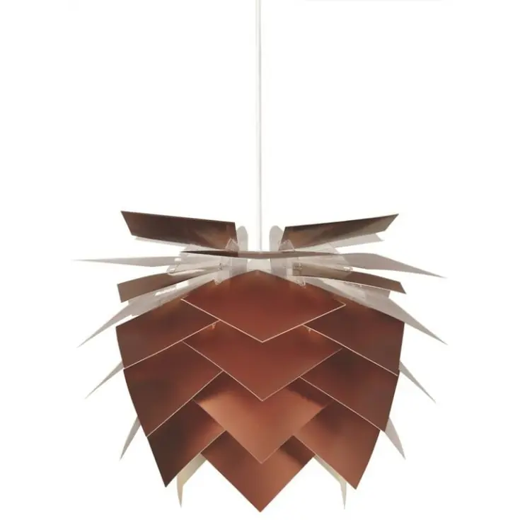 Bedst sælgende - Dyberg Larsen Pineapple pendel, kobber, Ø75 cm