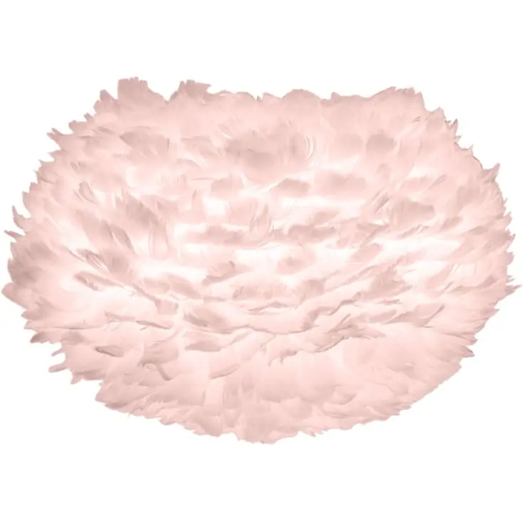 Umage Eos fjerlampeskærm, lyserød, Ø45 cm - Skarp pris