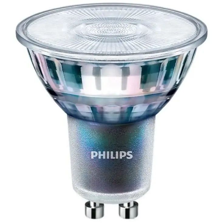 Bedste pris - Philips Master ExpertColor GU10 spotpære, 3000K, 3,9W