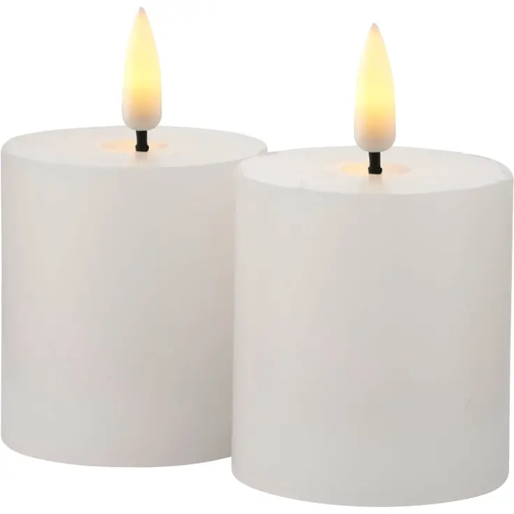 Kampagnepris - Sirius Sille LED bloklys, batteri, hvid