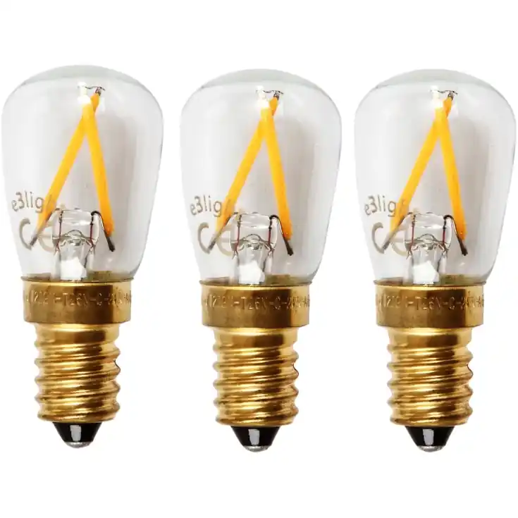 Godt tilbud | e3light Proxima E14 parfumepære, 2500K, 1,5W, 3-pak