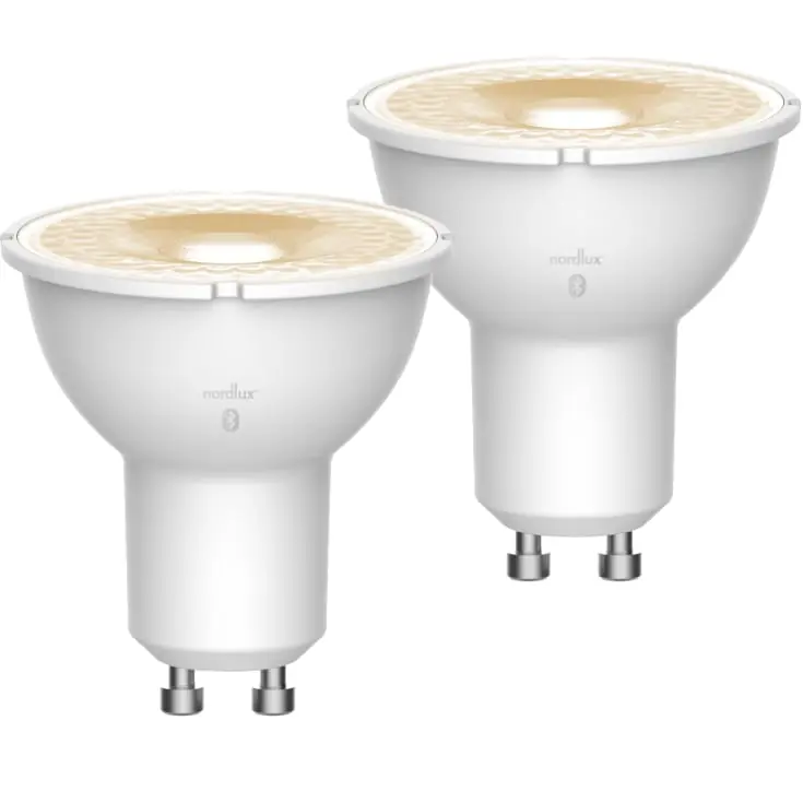 Topprodukt - Nordlux Smart GU10 spotpære, 2200K-6500K, 4,5W, 2-pak