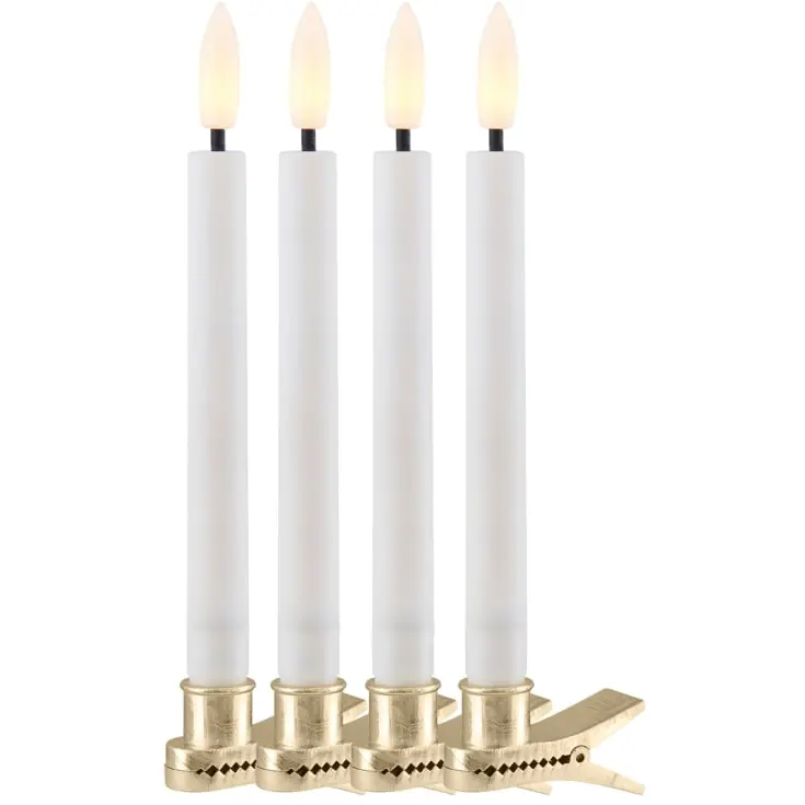 Topprodukt - Sirius Sille juletræslys, 4 stk