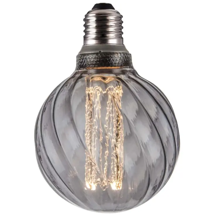 God pris | Halo Design Colors Twist E27 globepære, 3-trins dæmp, 4,5W, Ø9,5 cm