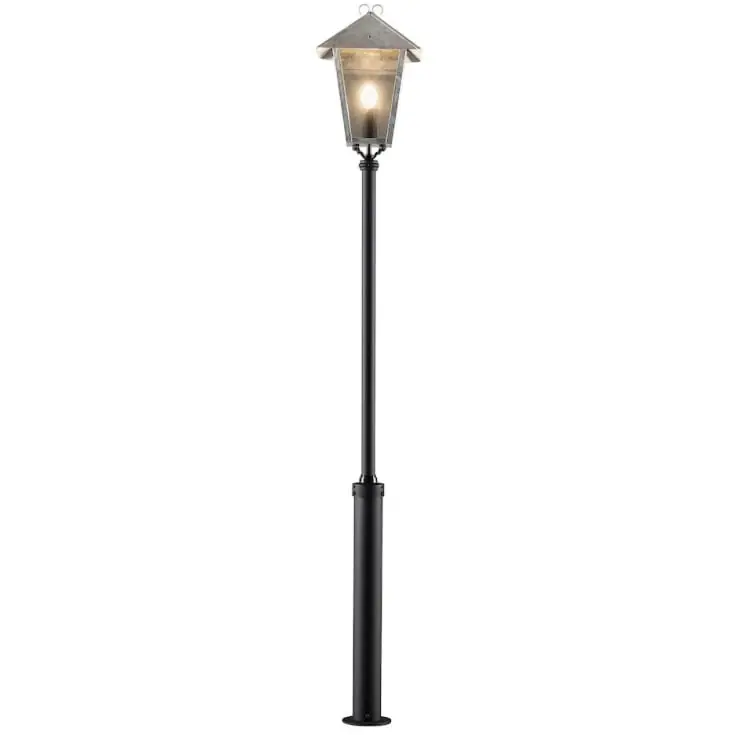 Bestil online - Konstsmide Benu parklampe, galvaniseret stål