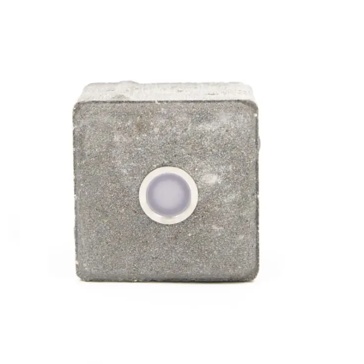 Light By Juul betonflise med Cosmos spot, grå, 10x10x6 cm | Sikker handel