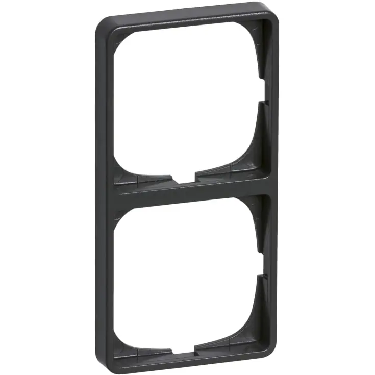 LK Fuga Baseline 50 ramme, 2x1 modul, koksgrå | Kun kort tid