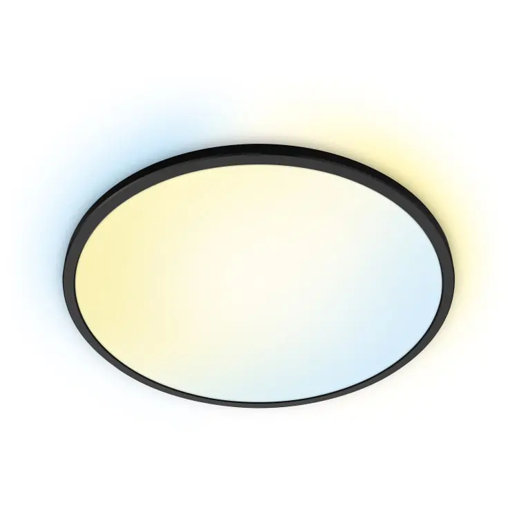 Anbefalet valg - Wiz Superslim plafond, justerbar hvid, sort, Ø55 cm