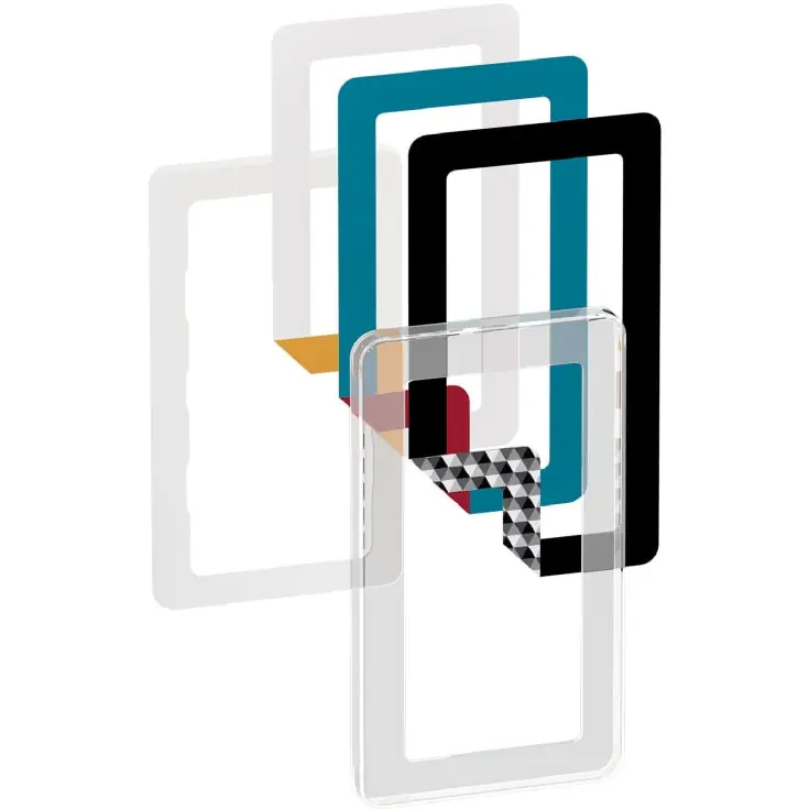 Stærkt tilbud | LK Fuga Choice designramme, 1x2 modul