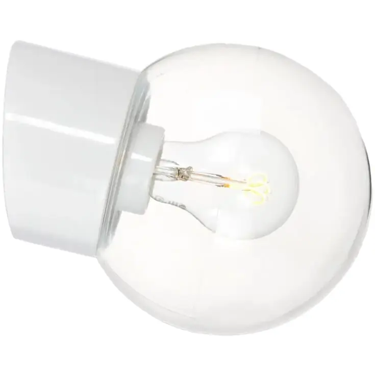 Ifö Electric Classic Globe væglampe, Ø15 cm, hvid - Gå ikke glip af tilbuddet